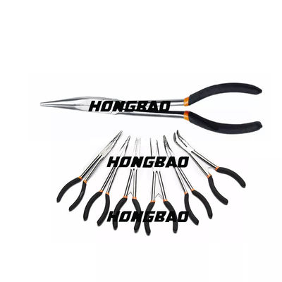 11“ 20 het Graad Hoekige Lange Bereik Bent Nose Pliers For Jewellery die van de Klemkromme Uitrusting maken