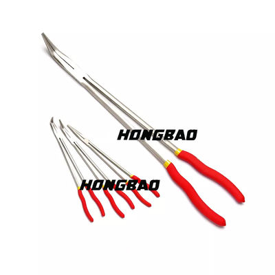 45 Buigtang van de de Naaldneus van de Graadhoek snakt Bereik Bent Chain Nose Pliers 16“