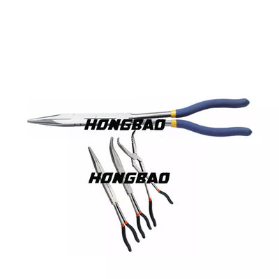 13 de“ Lange Dubbele X Gezamenlijke Rechte Buitengewoon lange Buigtang van Bent Needle Nose Pliers Vde