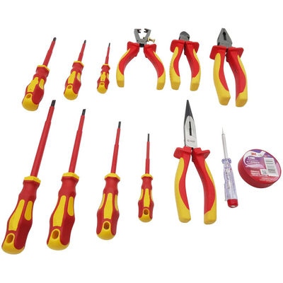 van 1000V Vde de Schroevedraaier en van Plier de Reeks Geïsoleerde Buigtang die van de Handcombinatie Hulpmiddel snijden