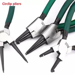 Op zwaar werk berekende Externe Rechte Circlip-Buigtang binnen Bent Jaw For Ring Remover