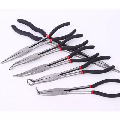 11“ 20 het Graad Hoekige Lange Bereik Bent Nose Pliers For Jewellery die van de Klemkromme Uitrusting maken