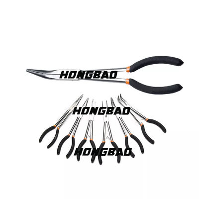45 de Graad Buigtang van de de Naaldneus van Vde Lange met Bent Tip Extra Long Angled-Klemkromme