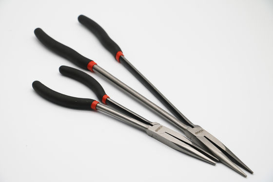 45 Buigtang van de de Naaldneus van de Graadhoek snakt Bereik Bent Chain Nose Pliers 16“