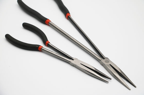45 Buigtang van de de Naaldneus van de Graadhoek snakt Bereik Bent Chain Nose Pliers 16“