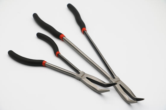 45 Buigtang van de de Naaldneus van de Graadhoek snakt Bereik Bent Chain Nose Pliers 16“