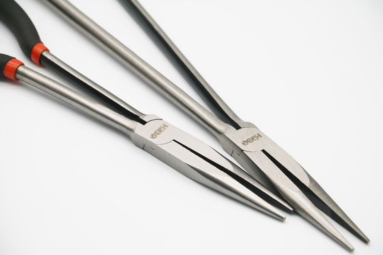 16 Hoekige de Klemkromme van“ 90 Graadbent needle nose pliers long Neus