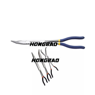 13“ 4pc snakken Bereikbuigtang Geplaatst Dubbel X Gezamenlijk Bent Nose Clip Holding 335mm