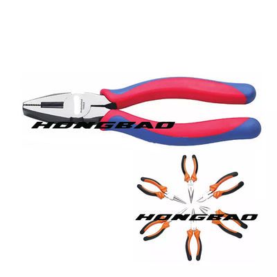 Kleine Norm Geïsoleerde Gele Gestampte Ergonomie Zachte Greep 6 van Combinatieplier“ 7“ 8“