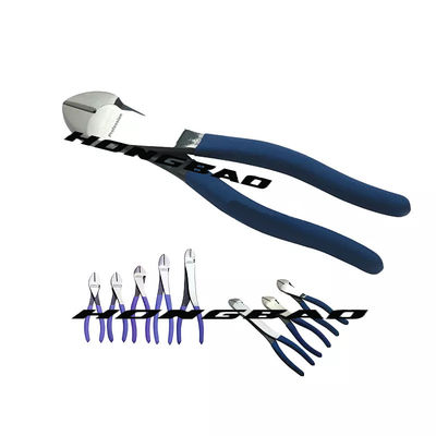 Partij die Diagonale Buigtang 1000v 180mm Slank Hoofd 6“ snijden Bent Angle Head Body Nose 8 11 „