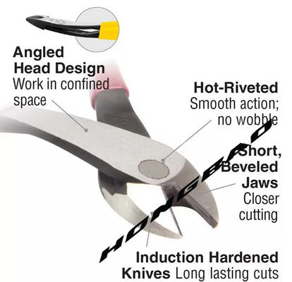11“ 8,5“ 4 duim hengelde diagonale van de de Arbeids Zij Scherpe Buigtang van de snijdersbuigtang Grote Op zwaar werk berekend