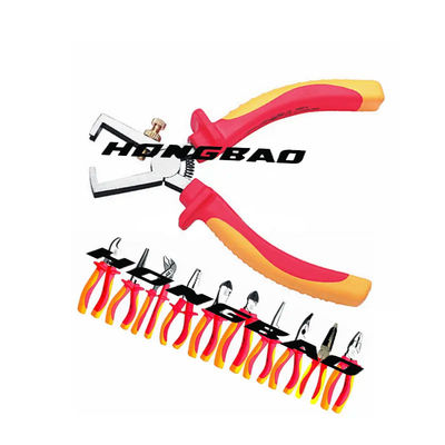 6 &quot; isoleerde de 1000V Ondergedompelde Greep Universeel Draadafbijtmiddel Pliers CRV 1000 V-Voltage Elektroelektricien Wire Strip Pliers